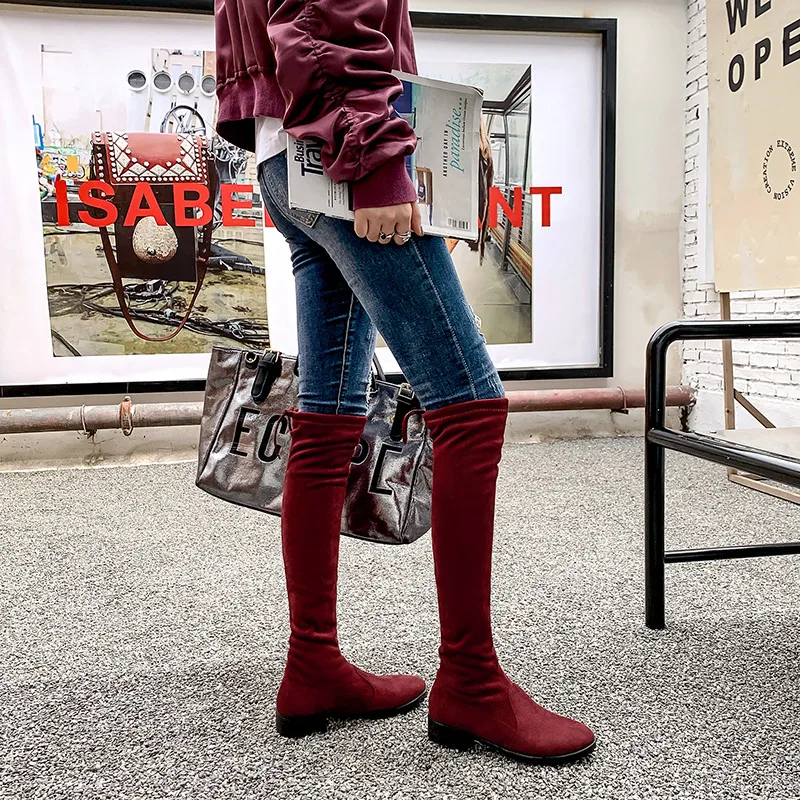 Женские сапоги с леопардовым принтом Smirnova Сапоги выше колена круглым носком