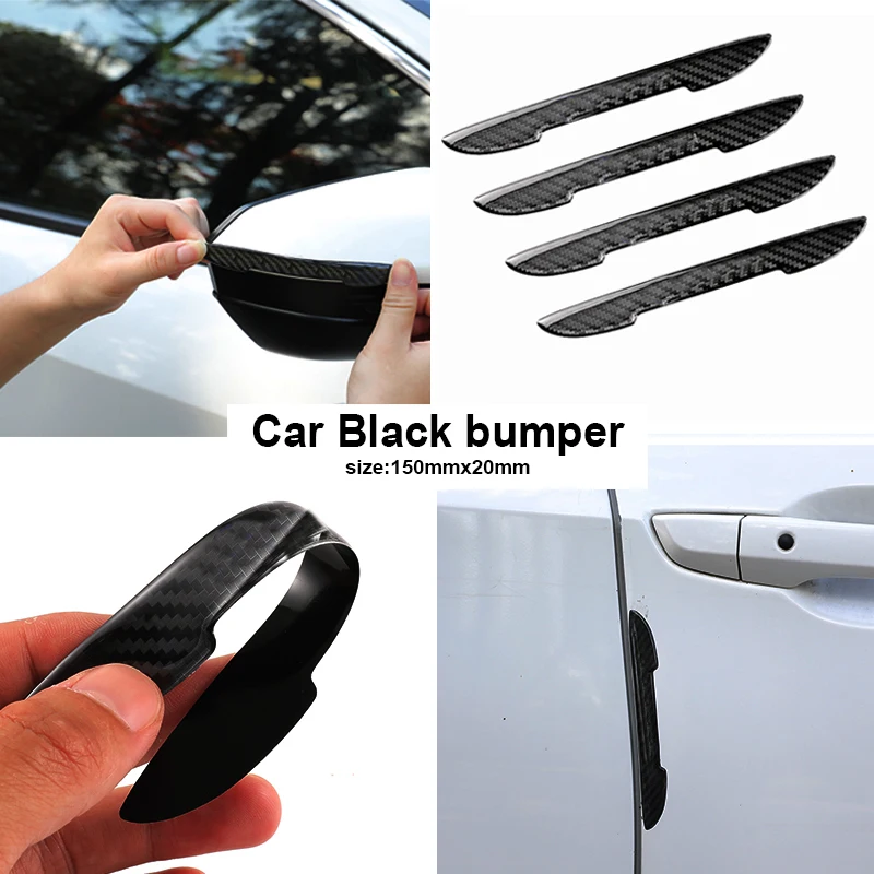 

4pcs Car Door Carbon Fiber Anti-collision Stickers For Subaru Forester Impreza Outback Legacy Xv Forester Auto Car Accessories