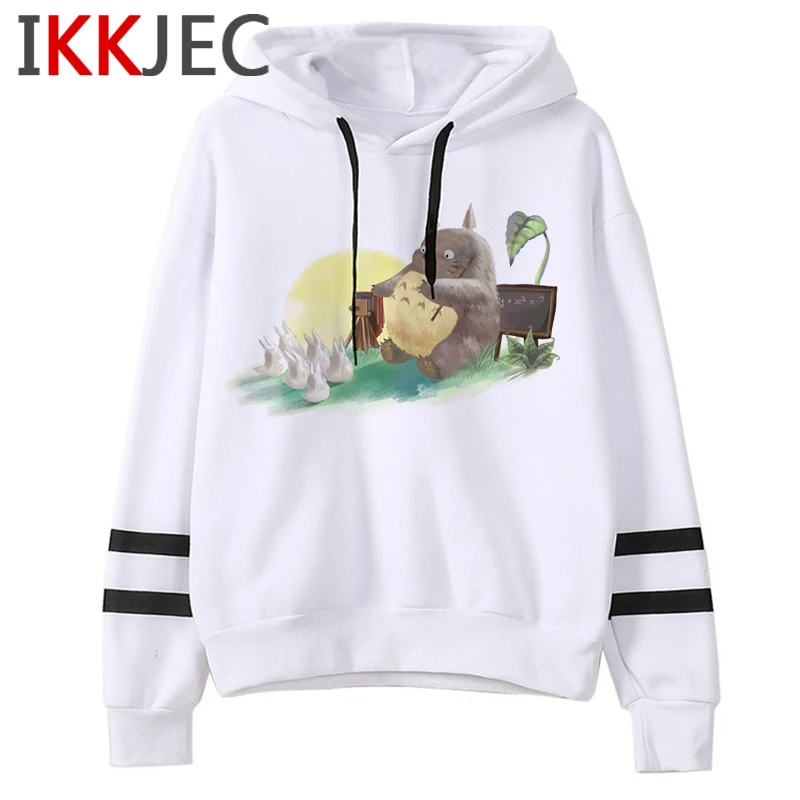 Totoro Studio Ghibli Harajuku Kawaii толстовки женские Ullzang Хаяо Миядзаки Забавный мультфильм толстовка 90s Графический милый с капюшоном Женский - Цвет: 2634