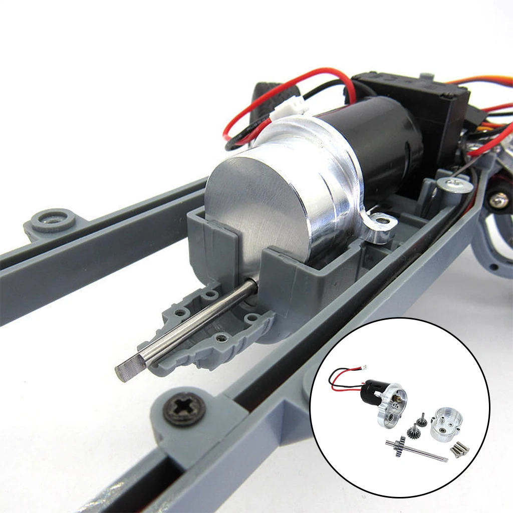

Чехол для редуктора RC Gear с щеточным двигателем 370 для WPL D12 модель грузового автомобиля