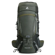 Mochila impermeable para senderismo de 50L y 60L para hombre y mujer, bolsa de acampada, caza, montaña, para exteriores