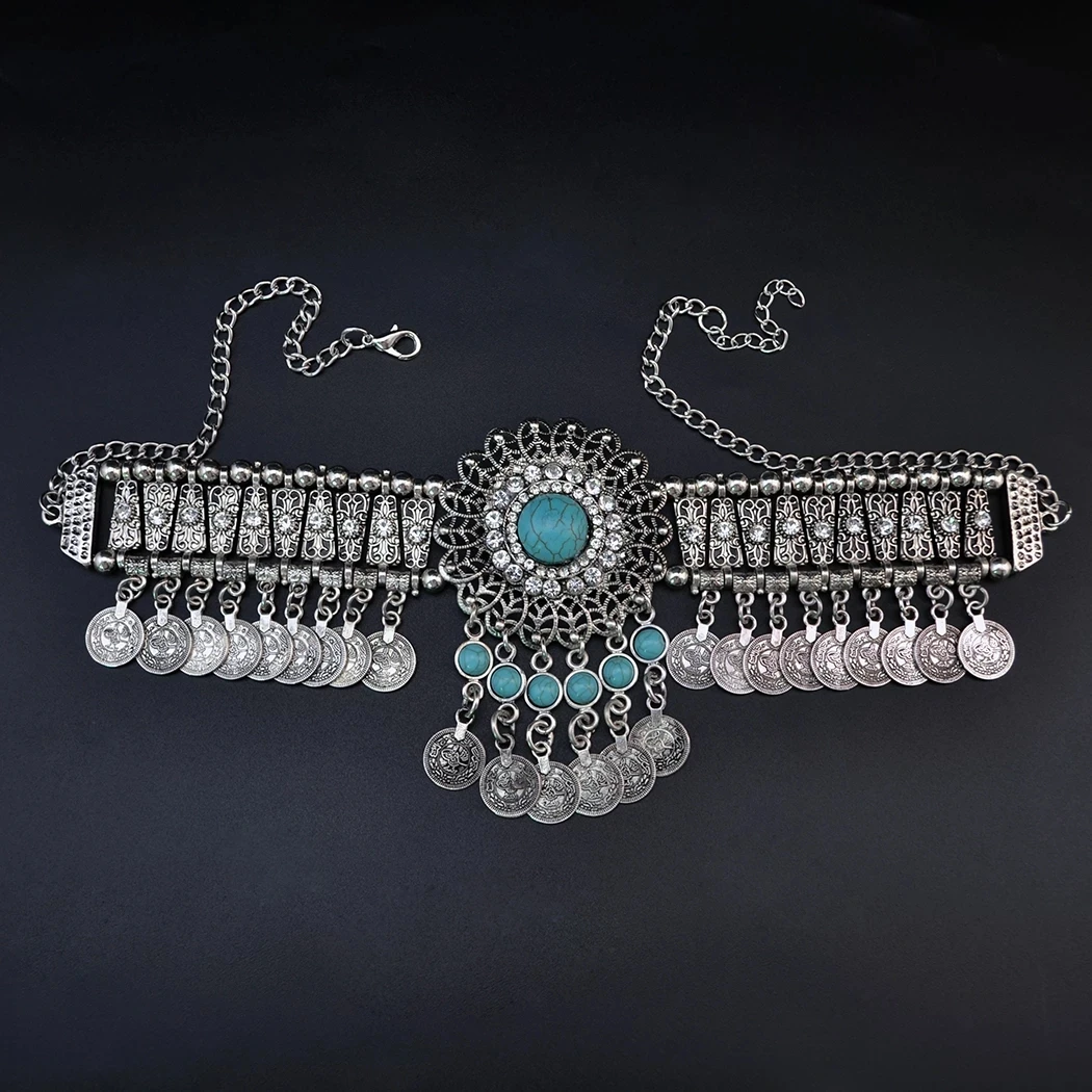 Турецкие этнические каплевидные серьги Jhumka индийские большие ожерелье чокер для