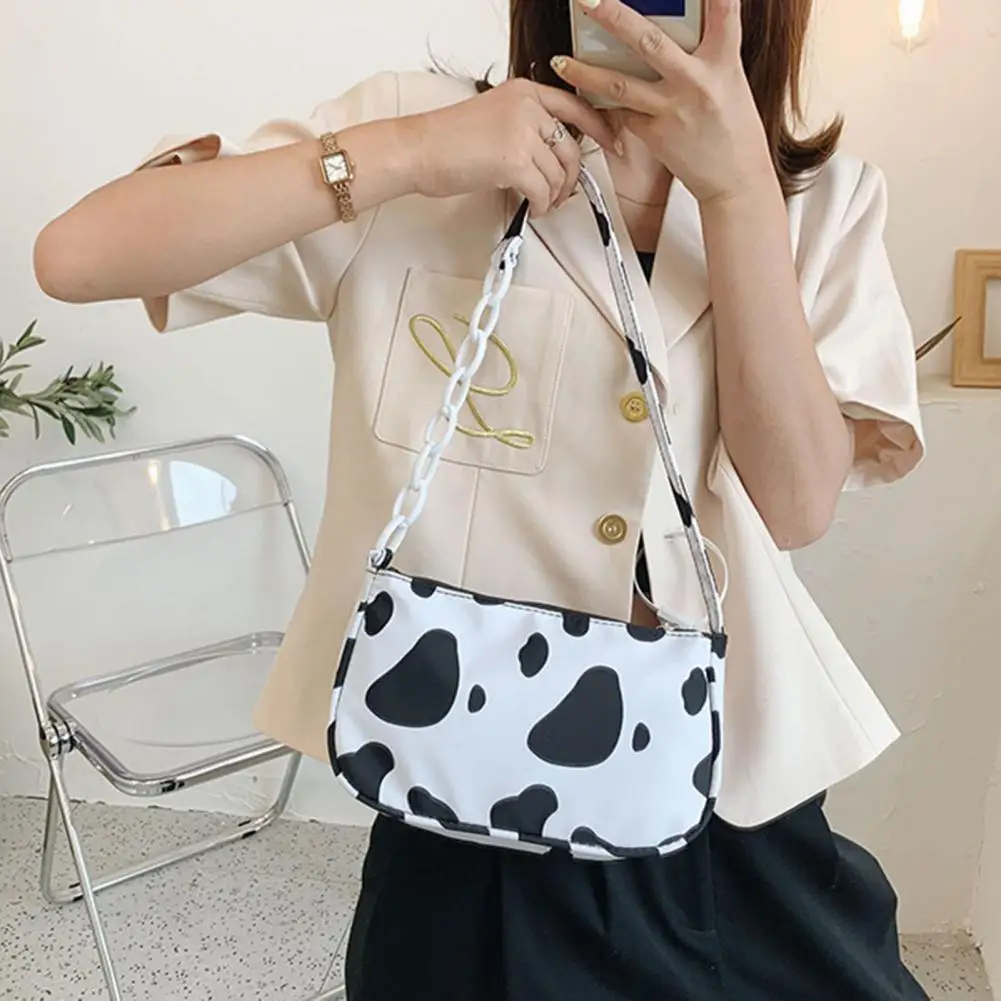 

Women Stylish Shoulder Bag Sweet Chain Optional Accessories Oxford Cloth Adorable Comfortable Messenger Bag for Girl