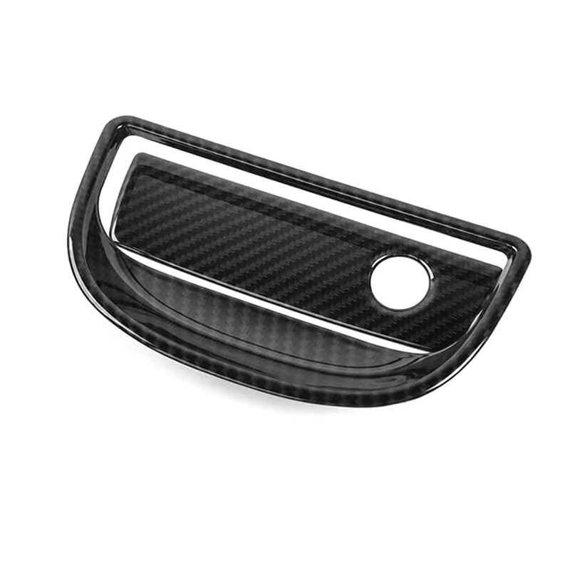 

Co-Pilot Glove Box Handle Cover Decorative Trim ABS Interior Accessories for Jeep Wrangler JK 2007-2017 (Carbon Fiber)