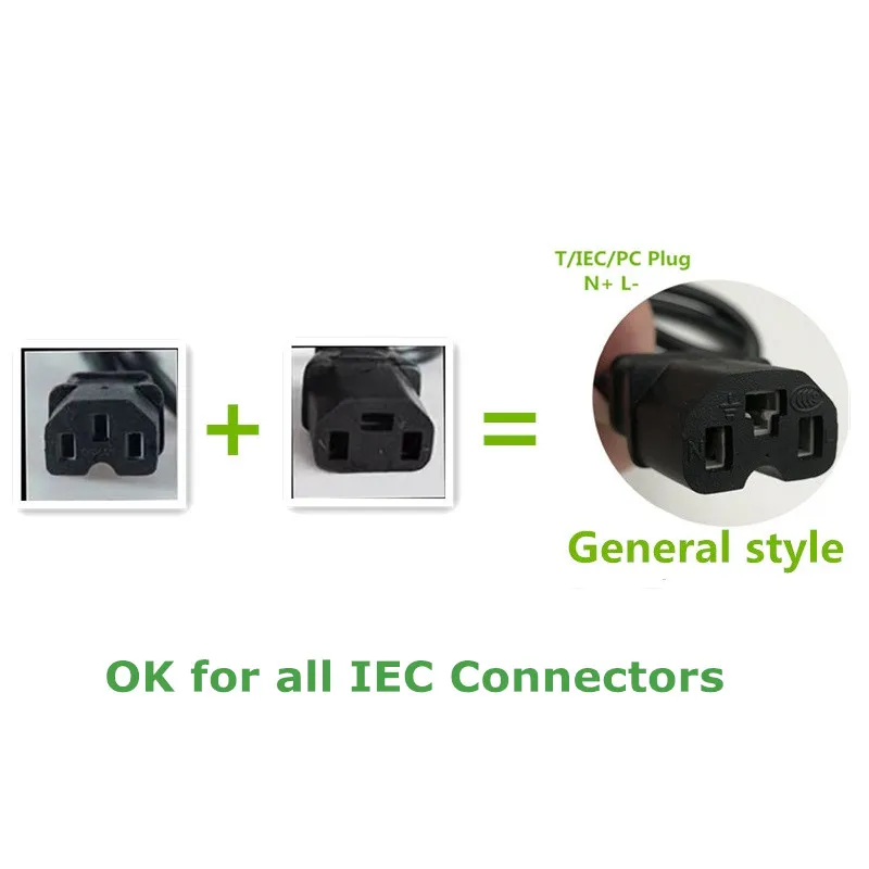 67 2v 2a lithium battery charger for 60v li ion battery electric bike charger with pc connector iec connector free global shipping