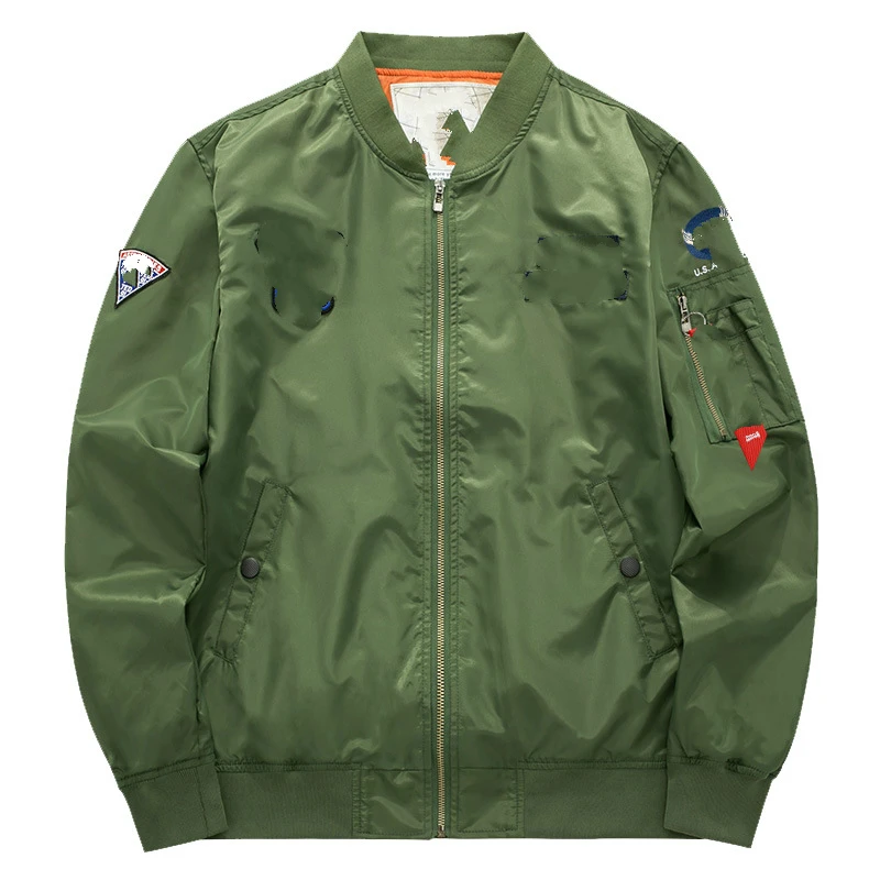 Мужская Осенняя летная тактическая куртка-бомбер MA1 | одежда