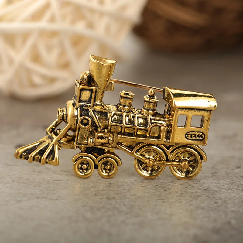 Funmor Ретро паровой поезд сплав Броши Эмаль Булавка для женщин мужчин рутинные