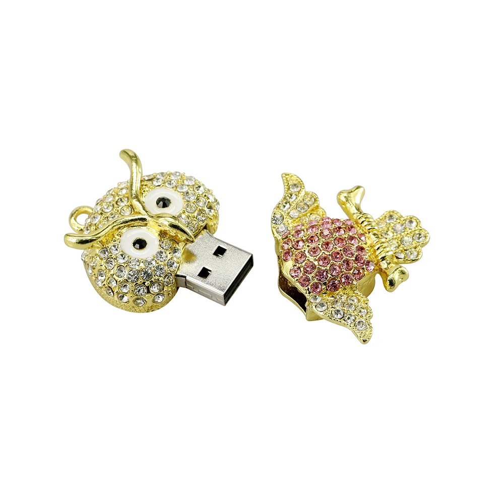 С украшением в виде кристаллов подвесной светильник USB флэш накопитель с