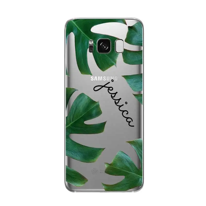 На заказ Ваше имя DIY Модный чехол для samsung Galaxy S5 S6 S7 S8 S9 S10 S10E Lite Edge Plus