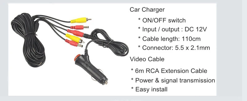 DIYKIT 4,3 дюймов Автомобильная камера заднего вида комплект резервный автомобильный монитор видео-радар для парковки сенсор 2 в 1 автомобильная парковочная камера