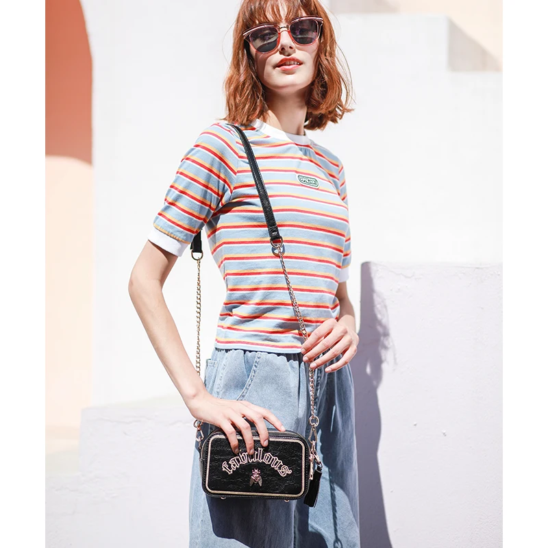 XUNMEI модная мини сумка с кисточками для женщин сумки буквами и пчелами женские на