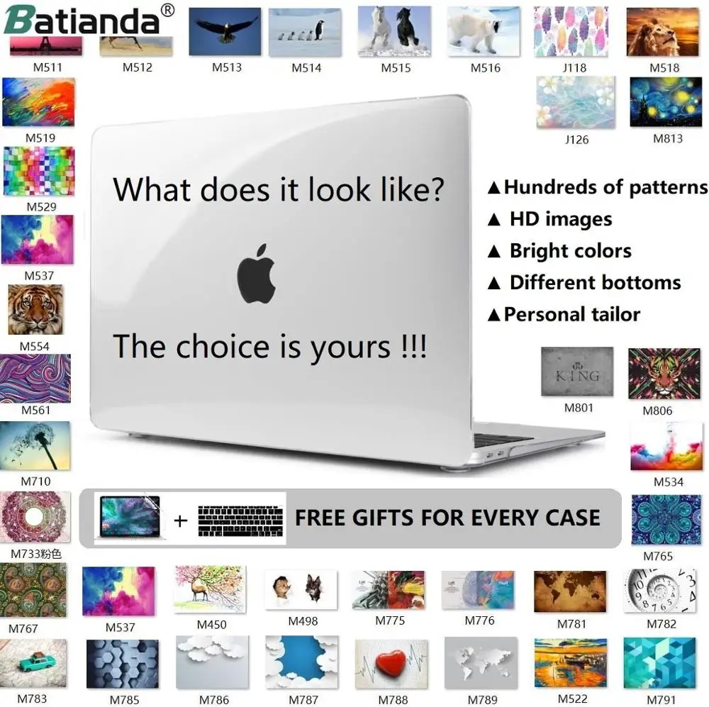 Чехол для Macbook Air Pro 11 12 13 15 дюймов 2020 2019 A2179 A1932 A1707 A1466|Сумки и чехлы ноутбуков| |