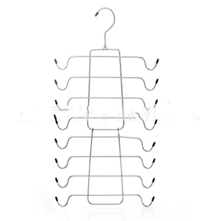 

Gray - Folding Space Saving Hangers Closet Organizer