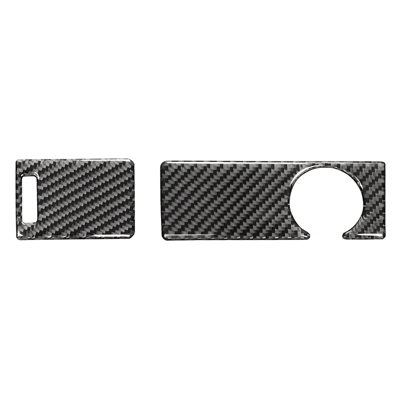 

Carbon Fiber Car Engine Start Key Hole Panel Air Outlet Trim Sticker for - A6 2005 2006 2007 2008 2009 2010 2011