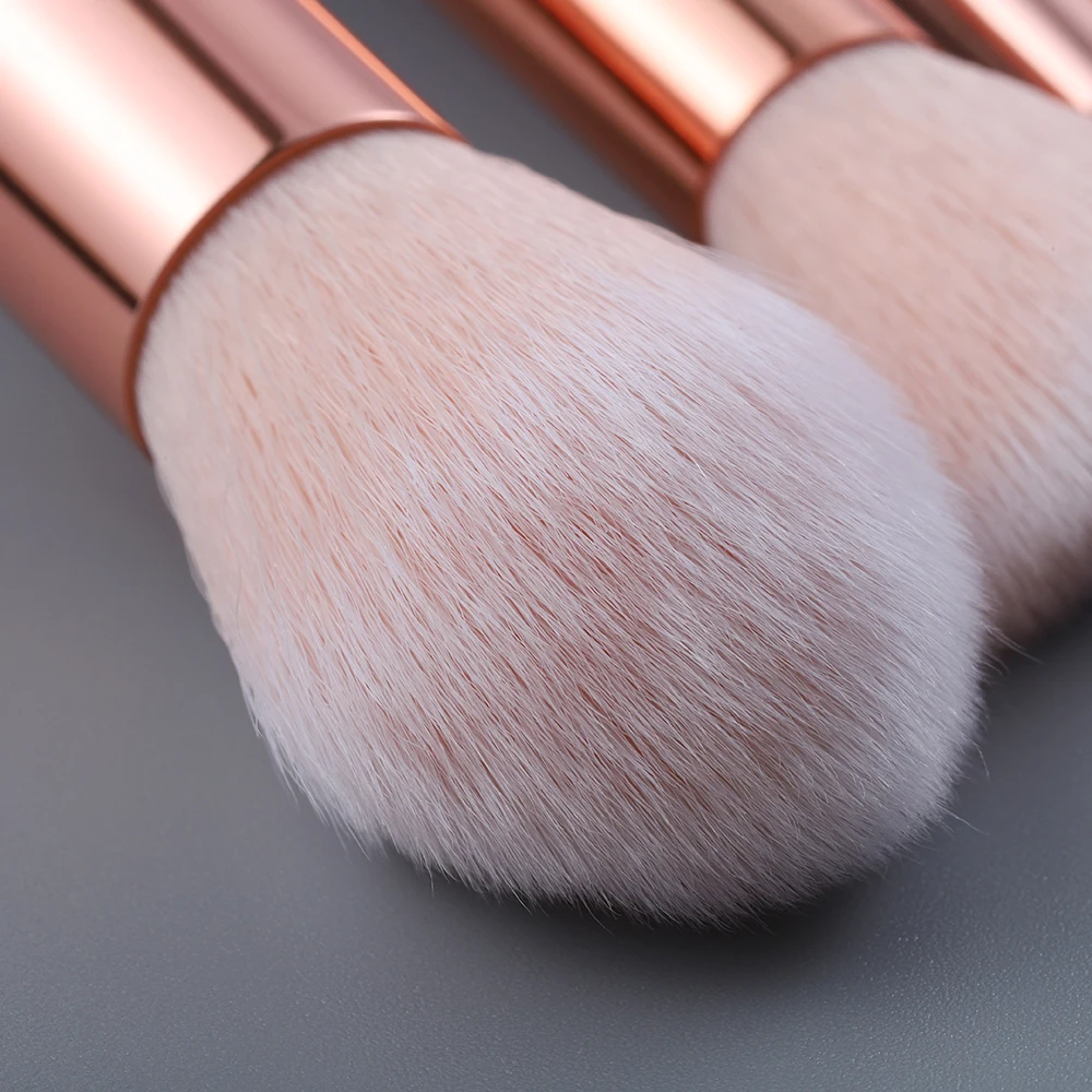 FLD 15 шт Пудра основа для макияжа Кисти Набор инструментов ушей тени век кисть
