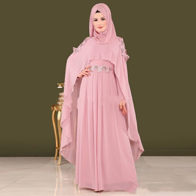 Дубай Абая для женщин djellaba femme abaya коктейльный турецкий Восточный халат из марокена tesettur elbise мусульманское платье исламское платье одежда