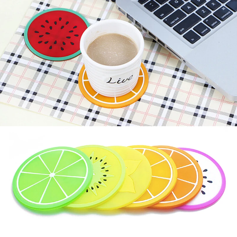 Творческий изоляционный дом кухонные аксессуары для питья чашки в форме фруктов