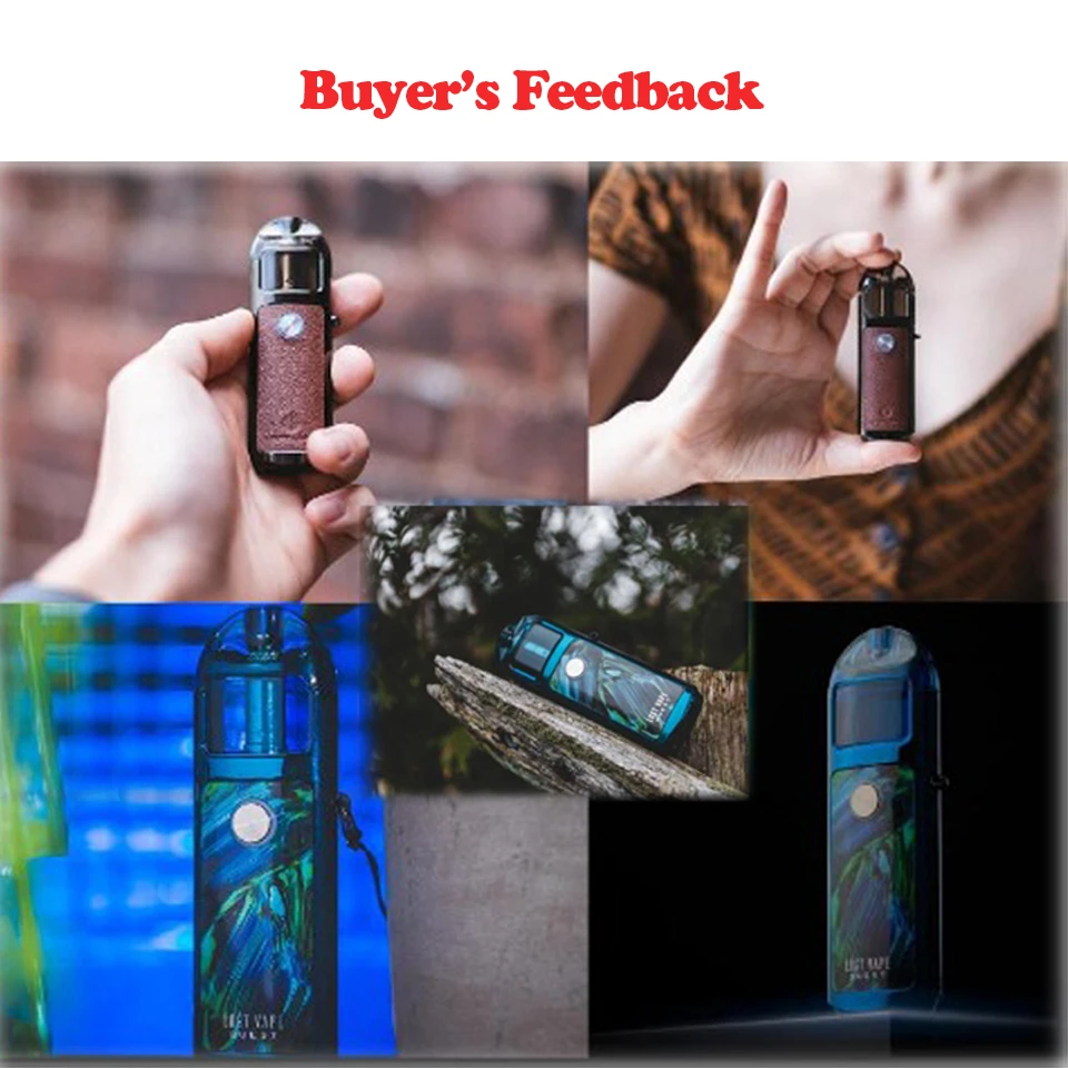 Оригинальная ручка для вейпа Lost Vape Lyra Pod Starter Kit 1000 мАч батарея с 2 мл картридж 0.6ohm