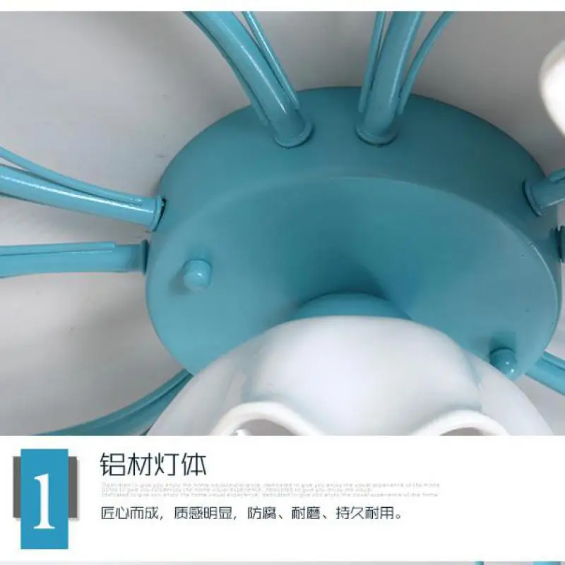 Скандинавские светодиодные потолочные светильники детская розовая потолочная