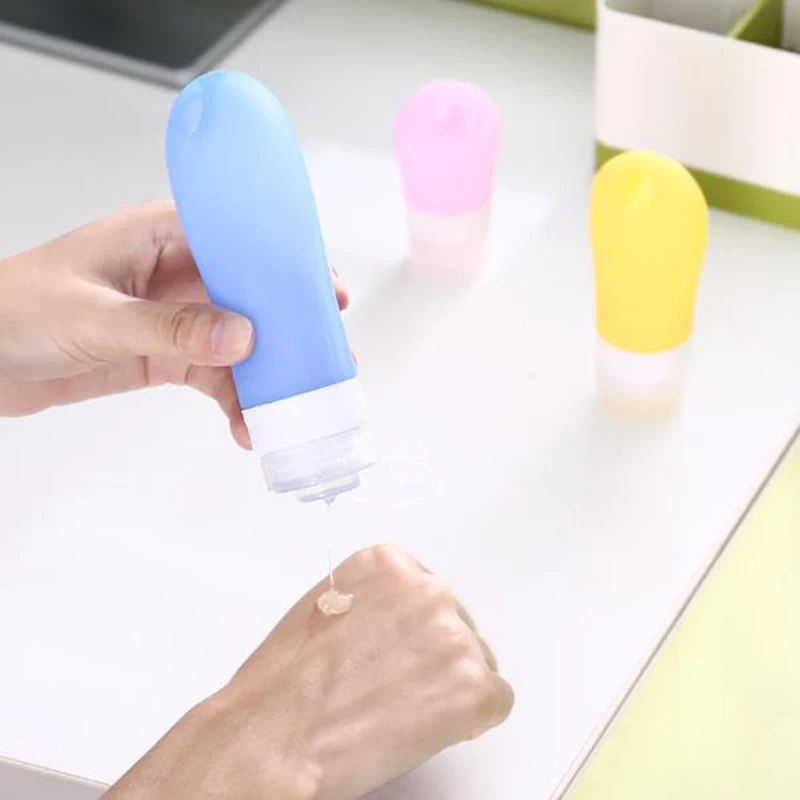 

2PCS 38ml/60ml Portable Travel Cosmetic Bottle Press Spray Bottle Squeeze Containers Empty Transparent Sub Bottles