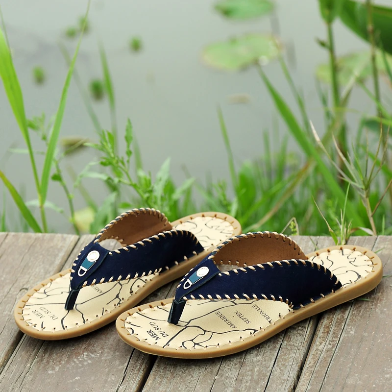 

Sport Slippers Men Men's Leather Slippers Flip Flops Bulk Men Sandals For Designer Summer Beach 45 Home Mens Outdoor Man