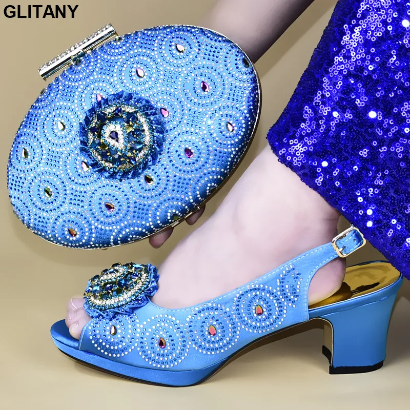 Новейший комплект из обуви и сумки комплекты в африканском стиле 2020 г. Комплект