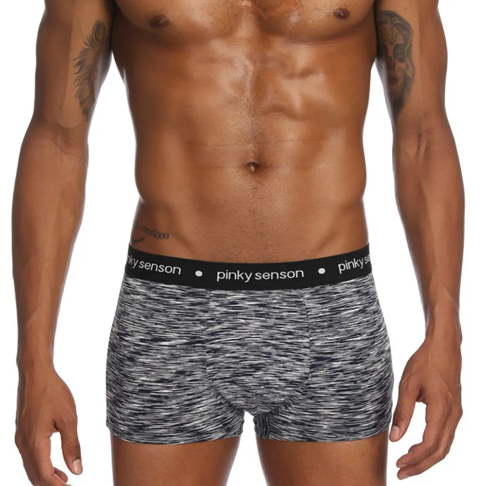 Мужское нижнее белье новые Брендовые мужские боксеры хлопковые однотонные