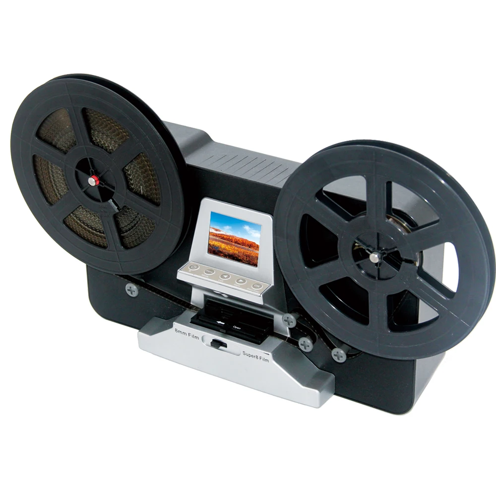 

Winait 7'' reel roll film scanner with 2.31'' TFT display for super 8 and 8mm film converter