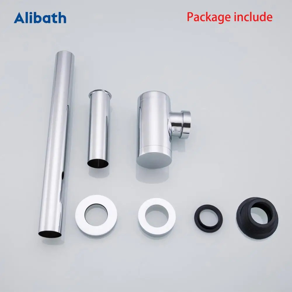 Раковина для бутылки латунная ванная комната сифонная труба раковины сливы с