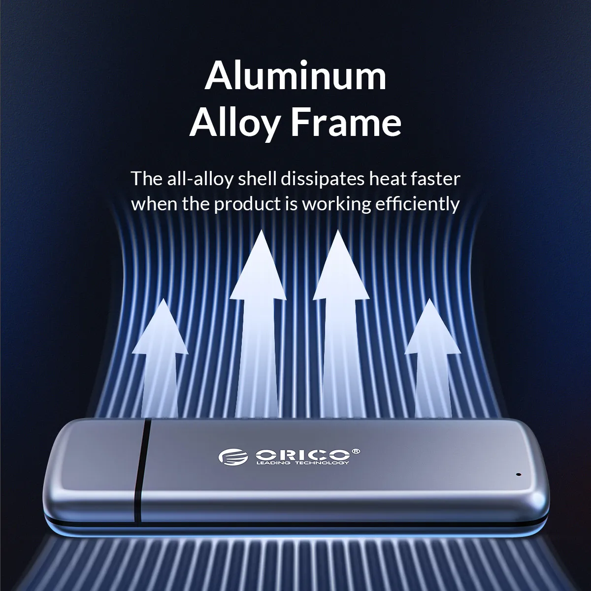 Чехол ORICO M2L2 NVMe для жёсткого диска M.2 на USB Type C 3.1 чехол из алюминиевого сплава NVME PCIE