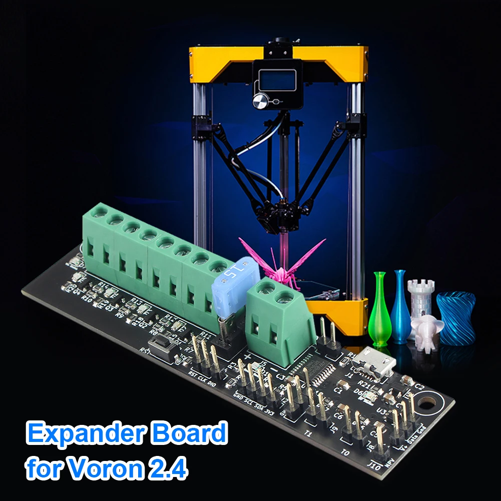 2021 new expander expansion board 3d printer diy parts expander expansion board for voron 2 4 voron2 v2 4 klipper free global shipping