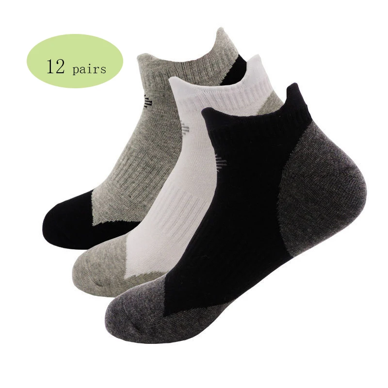 12 пар мужских спортивных носков летние спортивные носки для бега прогулок из