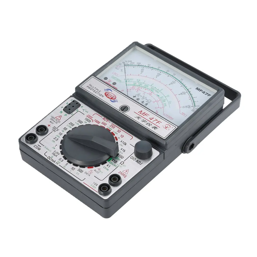 MF 47F аналоговый мультиметр постоянного/переменного напряжения измеритель тока