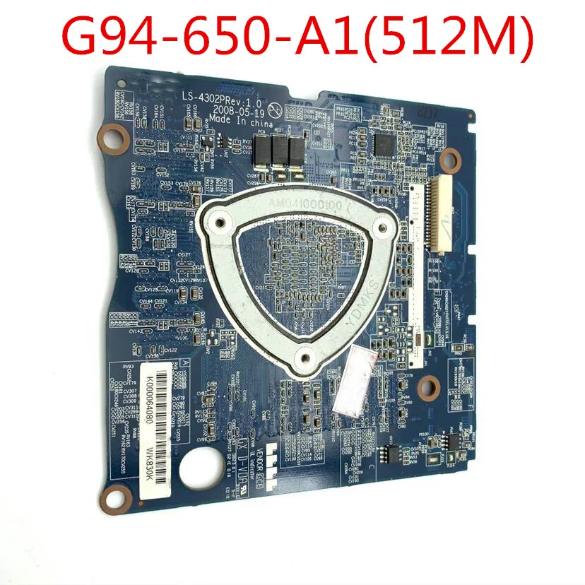 G94 650 A1 512M LS 4302P JSRAA графическая видеокарта VGA K000082001 K000064080 K000054850 для toshiba X305|Зарядные