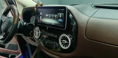 Мультимедийный автомобильный DVD-плеер в стиле Tesla Android 9 0 4 ГБ 64 Гб ПЗУ для Mercedes Benz V
