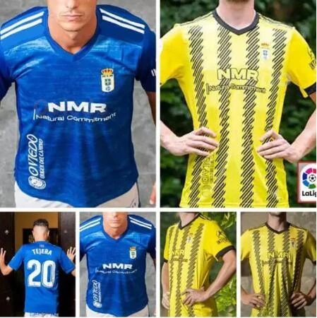 20/21 Oviedo взрослый Camiseta de fútbol 2020 Arribas La part Sangalli hombres futbol Camisa ocio с лучшим сервисом
