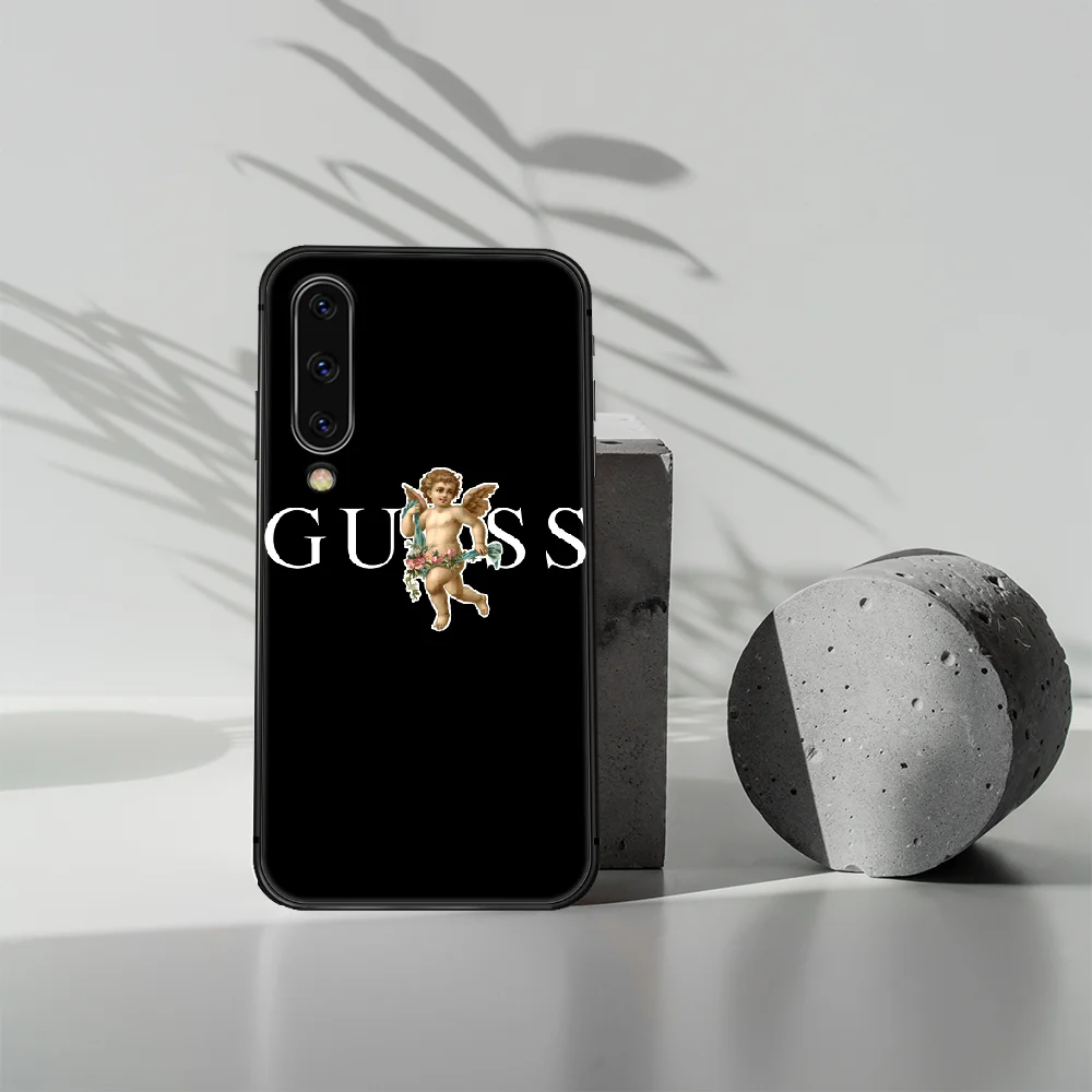 

French fashion luxury brand Phone Case Cover For Samsung Galaxy A10 A11 A20 E A21 A30 A40 A50 A51 A70 A71 A81 S black Back