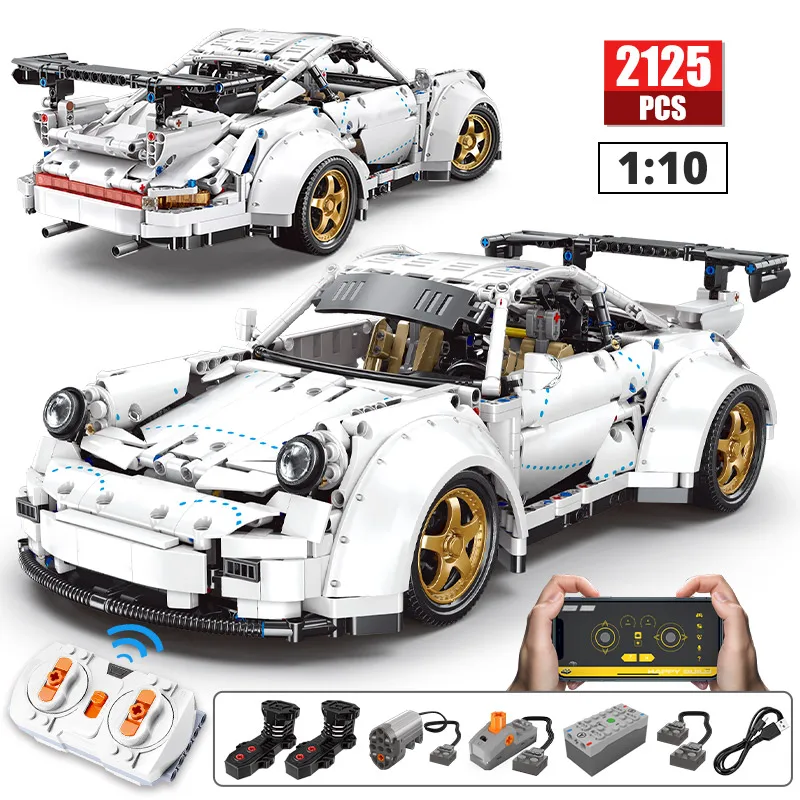

2125 Pcs Compatible Technical APP RC Racing Car Building Blocks Remote Control Competition Vehicle Bricks Toys For Children Gift