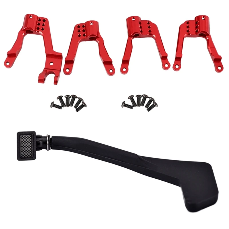 

4 шт., башенные кольца-амортизаторы для AXIAL SCX10 II 90046 90047 и 1X, резиновый Шноркель для Axial SCX10 D90, Корпус Корпуса джипа