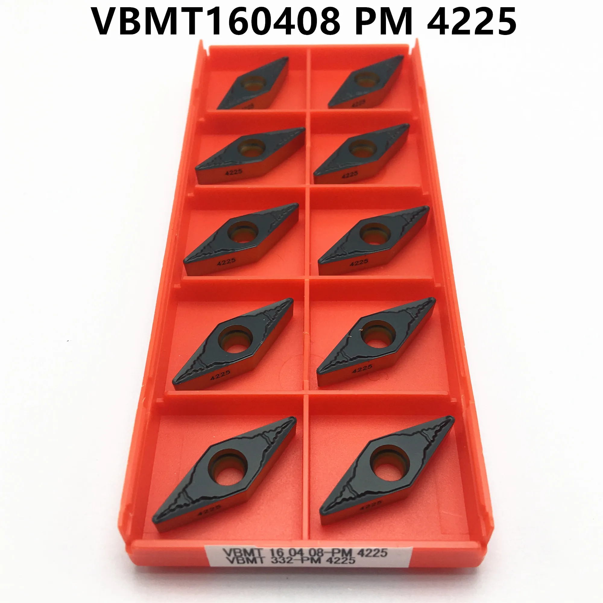 

20PCS cutting tools VBMT160408 PM4225 VBMT 160408 PM 4225 carbide turning tools milling cutters CNC tools VBMT160408