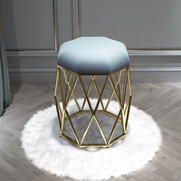 stool modern manicure makeup soft chair nordic ins dressing nest stool home furniture shoe changing stools living room ottomans