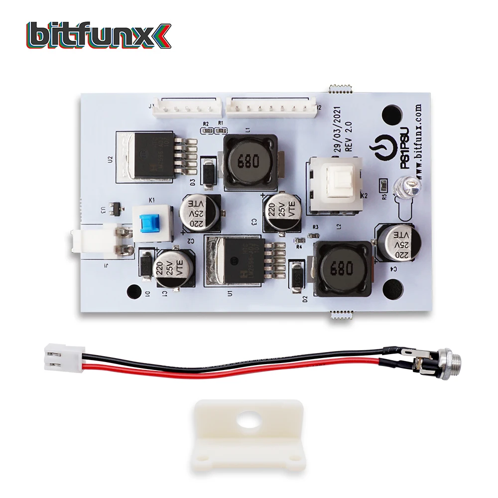 Bitfunx PS1PSU Питание 12V Rev 2 0 для PS1 Playstation 1 жирная консоль оригинальный Замена|Запасные
