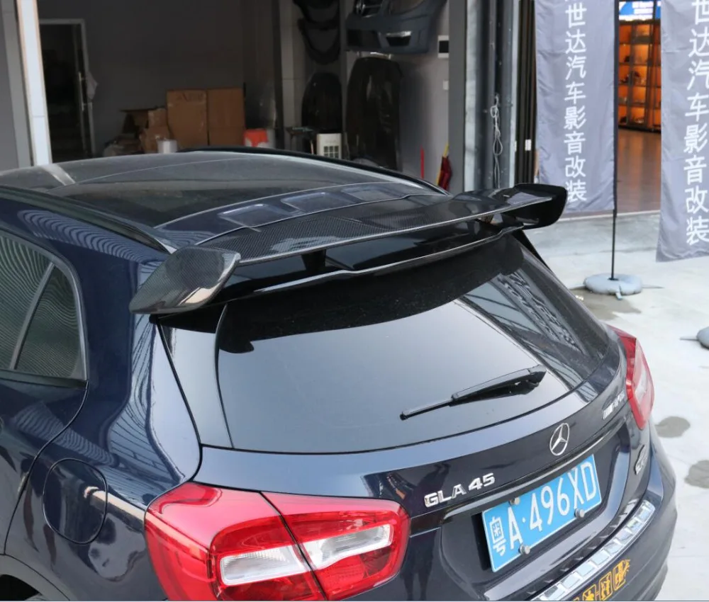 Автомобильные задние крылья из углеродного волокна для Benz W156 X156 GLA45 выступ