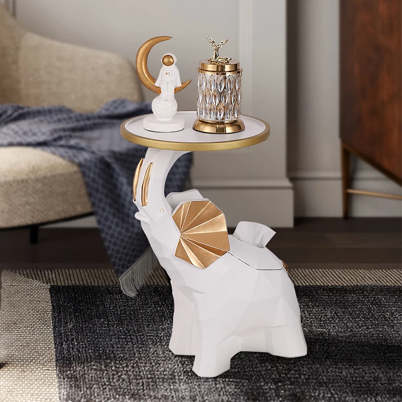 [MGT] Скандинавская полимерная декоративная полка в виде слона коробка для