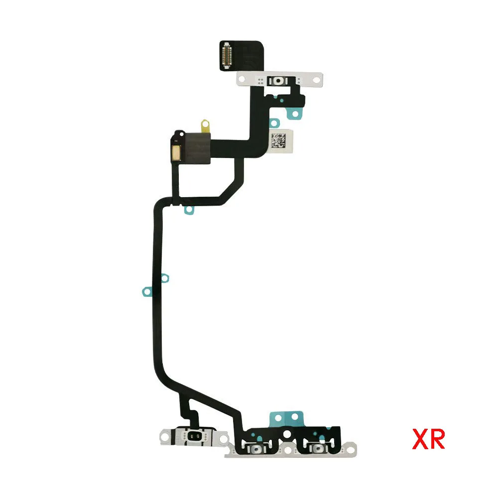 Power Button On/Off Switch Flash Light Mic Flex Cable Replacement Parts For iPhone X XR XS Max images - 6