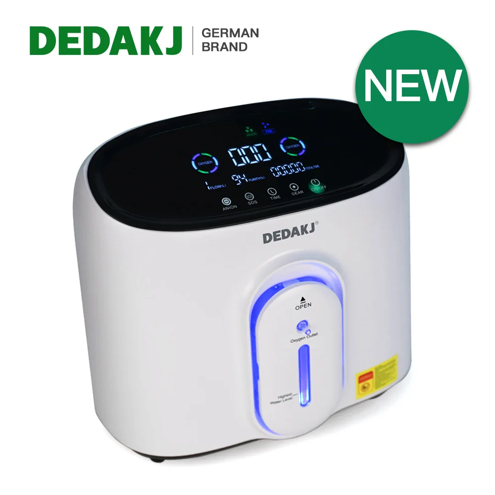 

DEDAKJ DE-Q1 Oxygen Concentrator 1-8L Household Oxygen Inhaler 220V Chinese Version Elderly Oxygen Making Machine Oxygen Maker