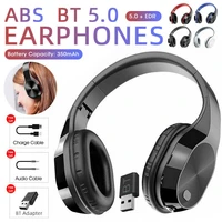 bluetooth headphones wireless headsets 9d stereo surround sound earphone music headset with transmitter for tv computer phone