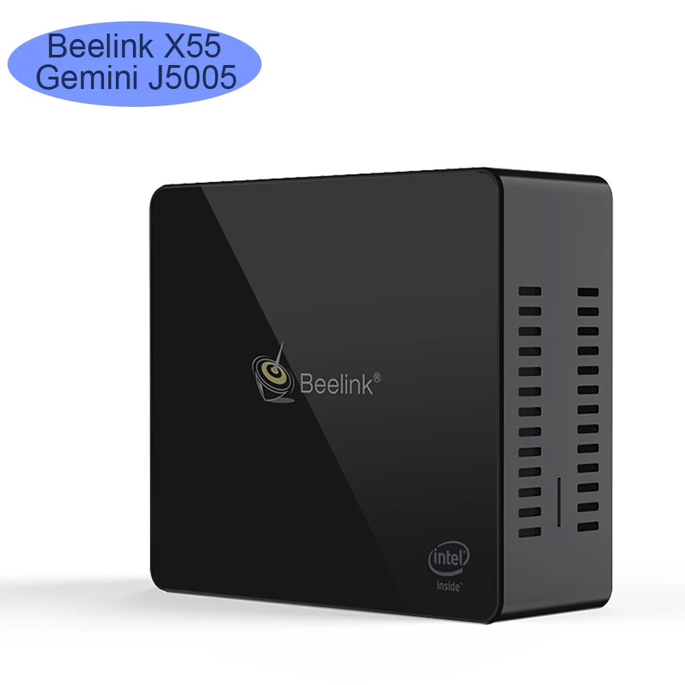 Мини-ПК Beelink Gemini X55 J5005 8 Гб 256 ГБ SSD 1000 м LAN tv BOX 2,4G 5G wifi bluetooth 4,0 USB3.0 HDMI 4K 60 Гц Windows 10 NUC