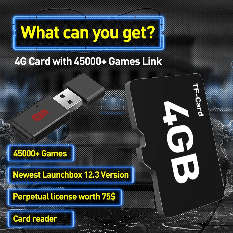 4G TF-карта с прачечной 45000 + стиль Ретро игры 10000 3D игра для PS4/PS3/PS2/PS1/Wii/Xbox 360