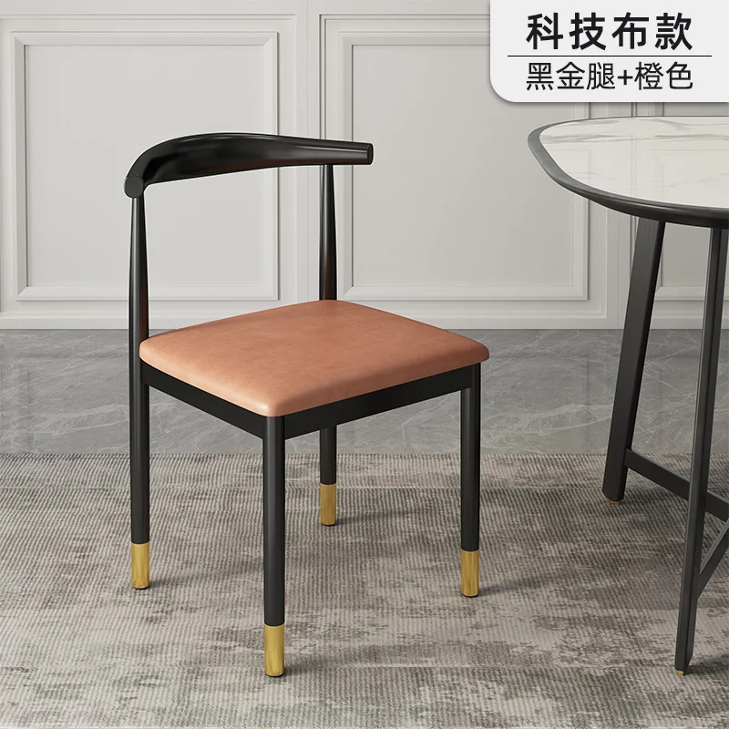 

Nordic Dining Chair Home Metal Modern Designer Chair for Bedroom Makeup Vanity Chair Restaurant Chairs Sillas De Comedor